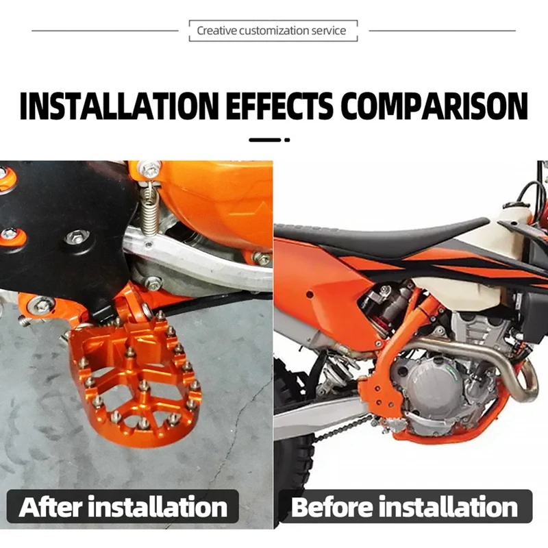 Подножки для ног подножки педаль 125 150 200 250 300 350 400 450 SX SXF EXC EXCF XC XCF