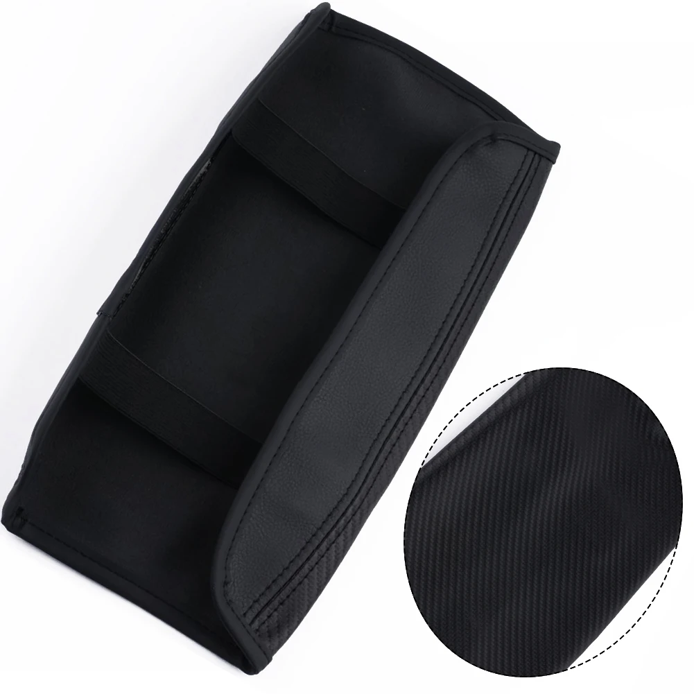 

1pcs Center Armrest Cover Armrest Cover Black Direct Installation Front Leather Microfiber Leather High Quality Hot