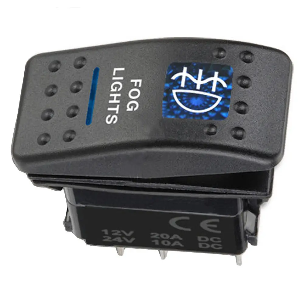 

1 шт., переключатель противотуманных фар 12 В 24 В UTV для автомобиля, лодки, лодки