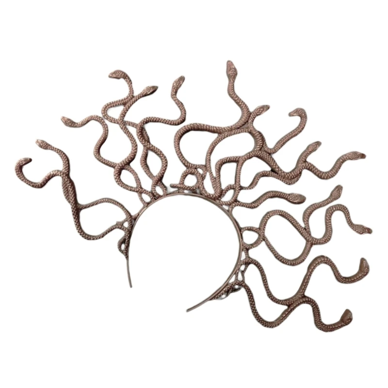 652F Хэллоуин костюм змеи повязка для волос женская на голову из греческой