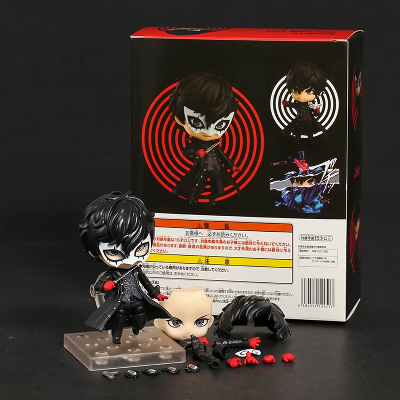 Экшн-фигурка P5 Persona 5 Joker 989 Q Version из ПВХ 10 см аниме Коллекционная модель игрушка