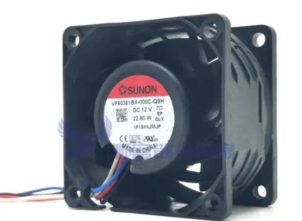 SUNON VF60381BX-000C-Q9H DC 12V 22 80 W 60x60x38mm 4-проводной вентилятор охлаждения сервера