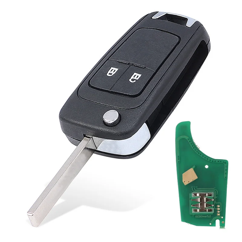 

KEYECU 433 МГц PCF7961A/ID46 чип G4-AM433TX откидной пульт дистанционного управления для Opel/Vauxhall Corsa D 2007-2012 Meriva B 2010 + 2014