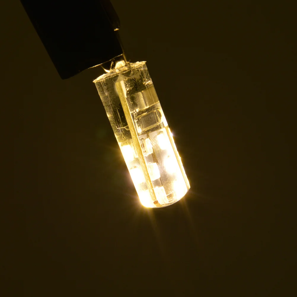 Фото 2 шт. G4 2 Вт 220 В Smd 3014 светодиодная лампа теплый белый 3000 К 90-110 лм 360 градусов для кухни под шкафом потолок лодка яхта №3