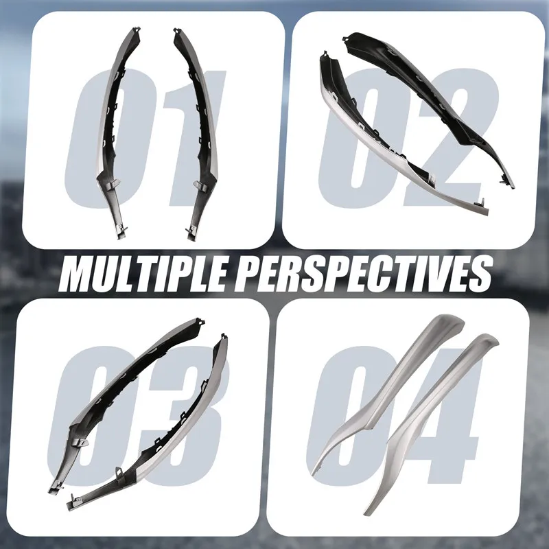 Передний спойлер бампера 53124-06250 53123-06150 для Toyota Camry SE XSE 2021-2023 Нижняя молдинговая