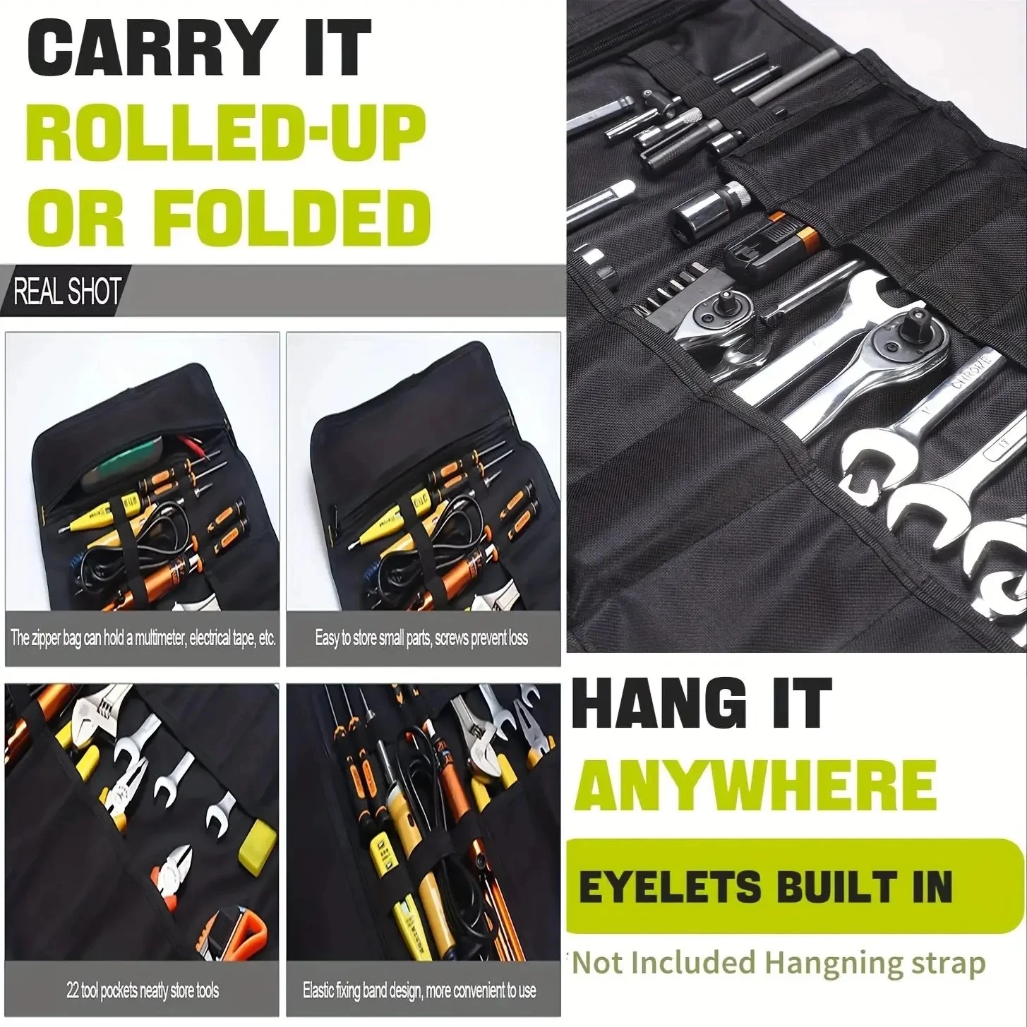 Многофункциональная сумка для инструментов из ткани Оксфорд с практичными