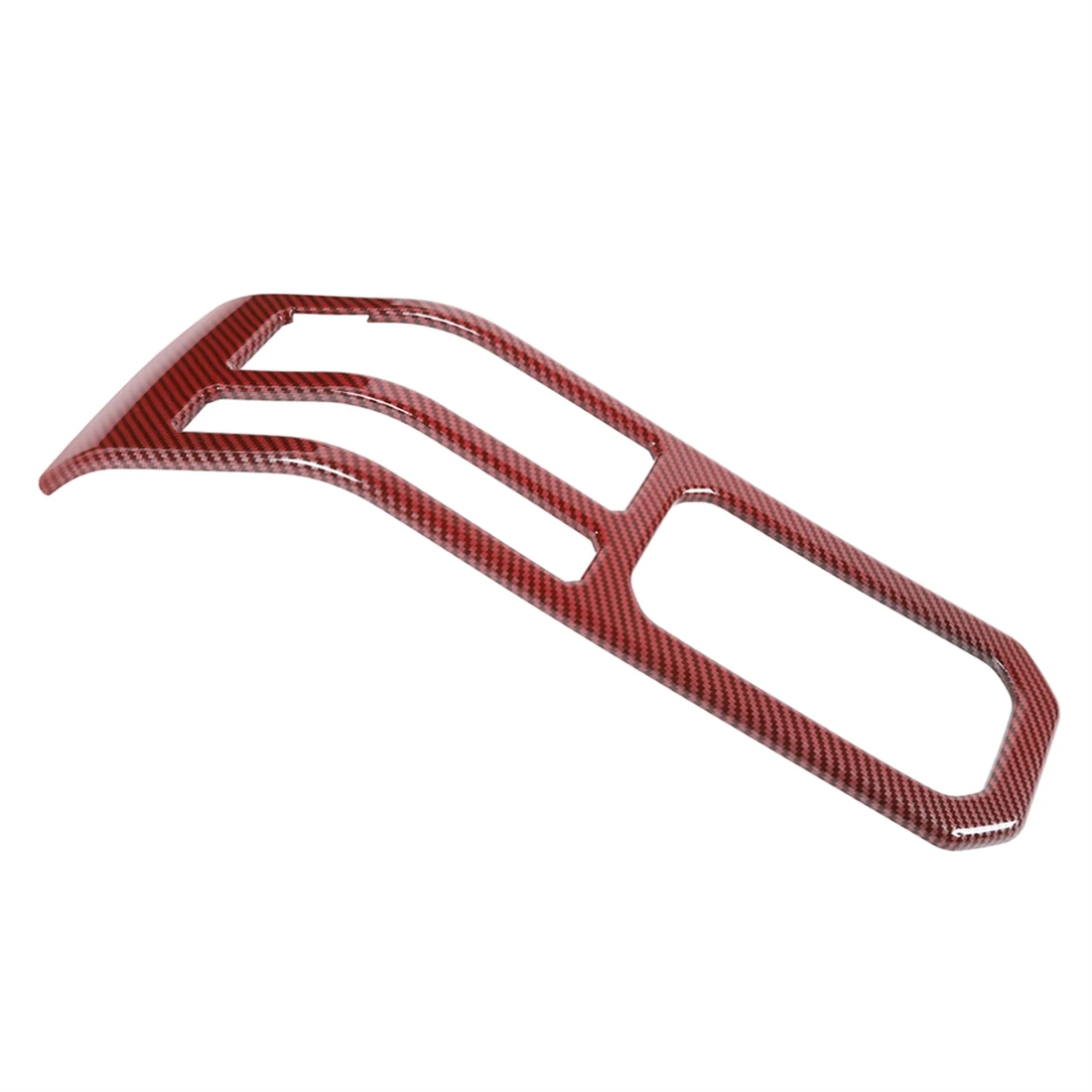

Подставка для ручного тормоза, декоративная панель, крышка ABS для аксессуаров Suzuki Jimny 2019 2020 2021 2022, красное углеродное волокно