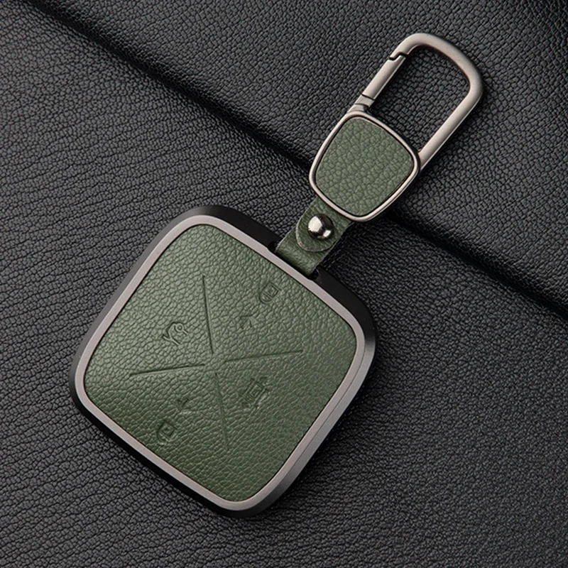 

Для ZEEKR 001 держатель ключей 009 7X кожа 007 автомобильная пряжка чехол для ключей аксессуары