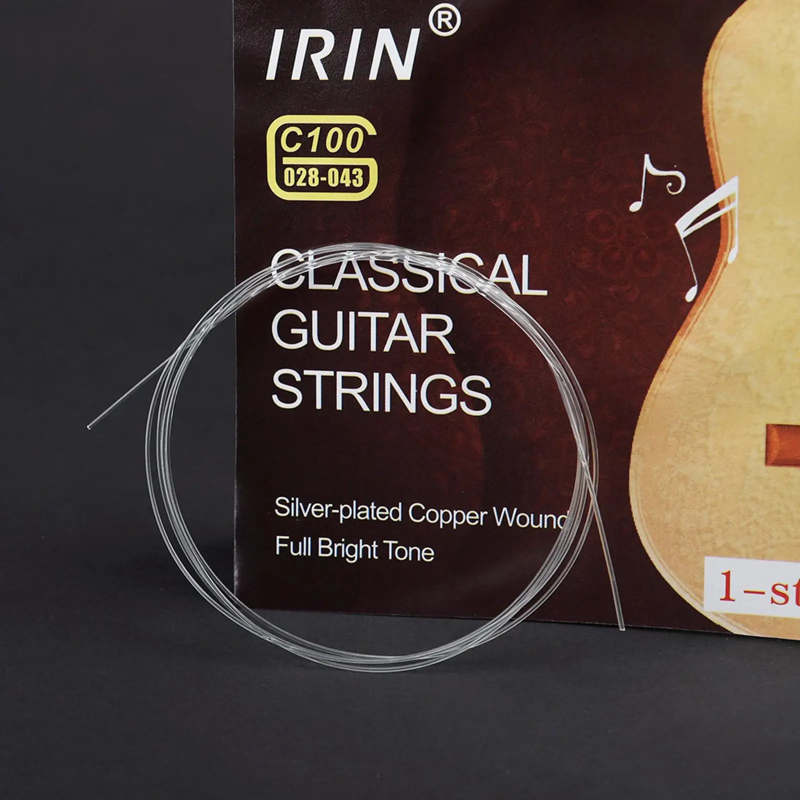 

100 Pieces Classical Guitar Copper Wound Nylon String E-1 Accessories