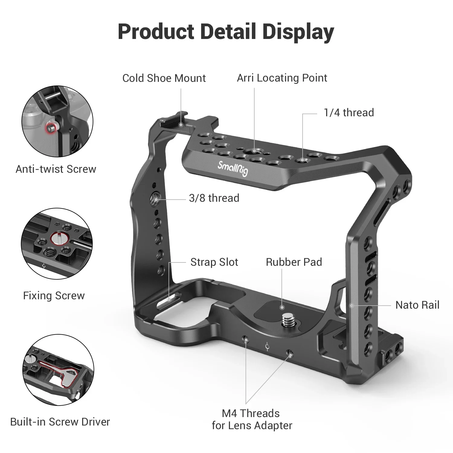 Клетка SmallRig a7s3 A7siii для цифровой зеркальной камеры Sony Alpha 7S III клетка с креплением