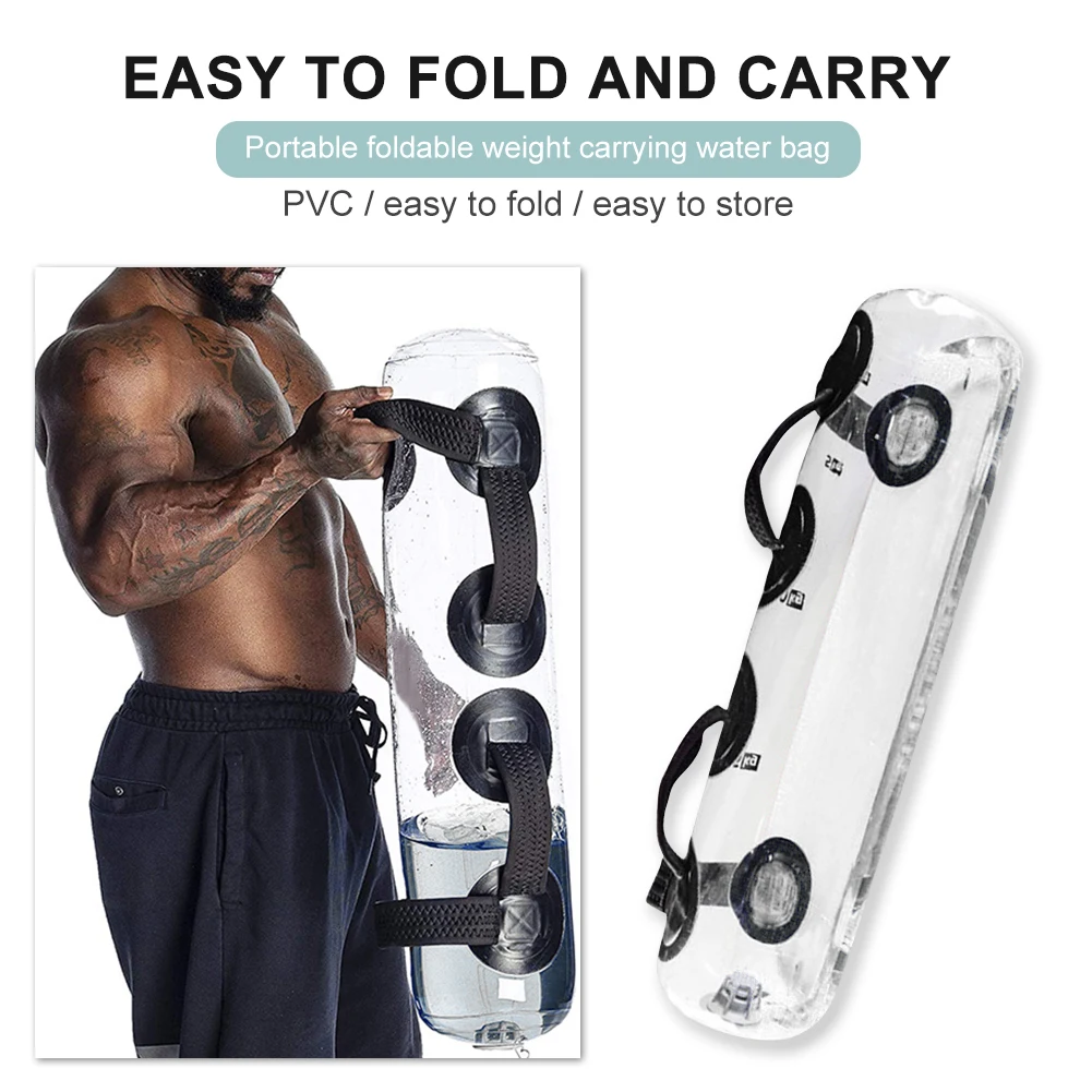 

Yoga Weight-Bearing Aqua Water Bag Gym Fitness Training Workout Exercise Sandbag for Effective Working-out Accessories