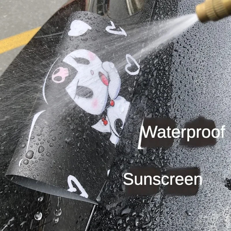 Моющаяся Автомобильная этикетка Kuromi Sanrio наклейка моя мелодия мультфильм Милая