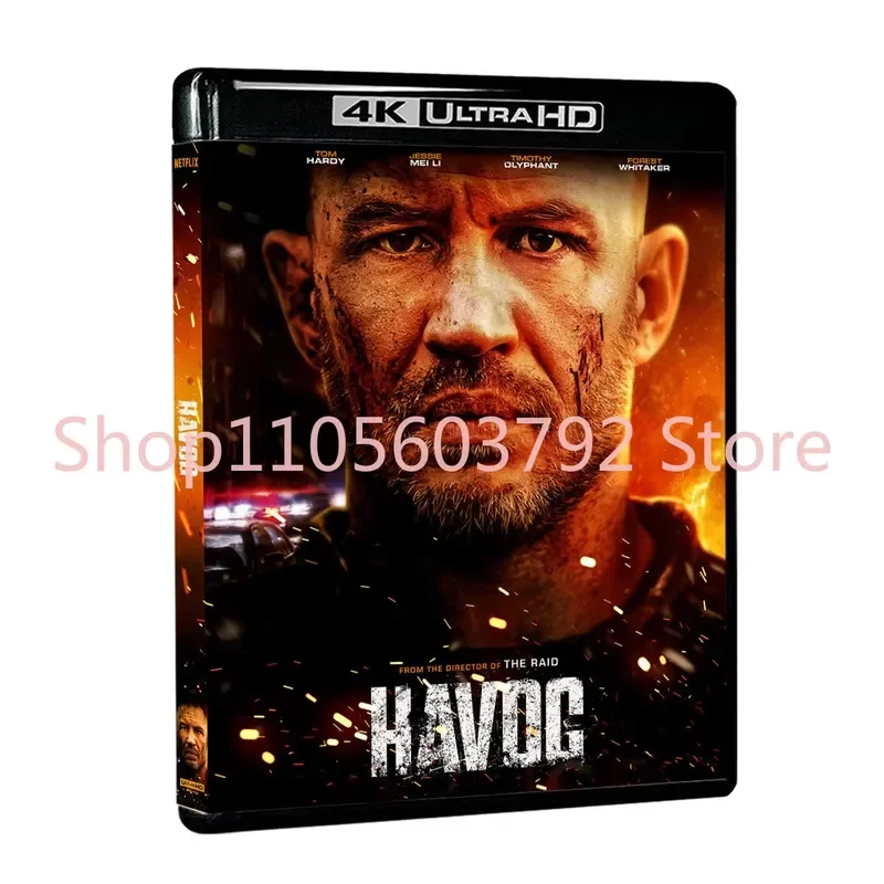 Havoc 2025 4K UHD Blu-ray диск с фильмом, совместимый с PS5 и Xbox Series X, HDR10, Dolby Digital 5.1 (art.: 3920db5cd555f) - 3920db5cd555f