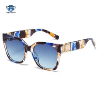 teenyoun 2022 new big frame sunglasses ins style womens fashion luxury brand shades sun glasses outdoor frame punk glasse