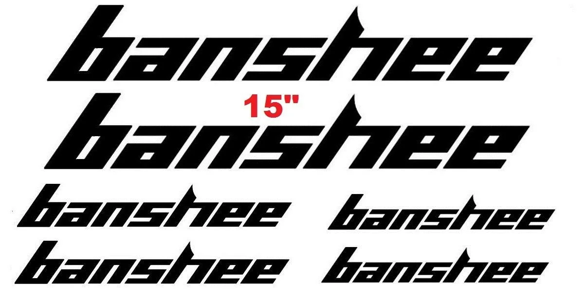 

For 6x Banshee Bike Decals Sticker Set 6 MTB DH Freeride Legend Rampant Prime Car Styling