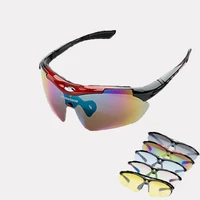outdoor sports polarized cycling glasses myopia frame goggle windproof anti glare sport sunglasses mtb eyewear riding motocross
