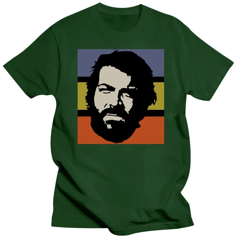 Классическая винтажная футболка с изображением бутона Спенсера Мужская из