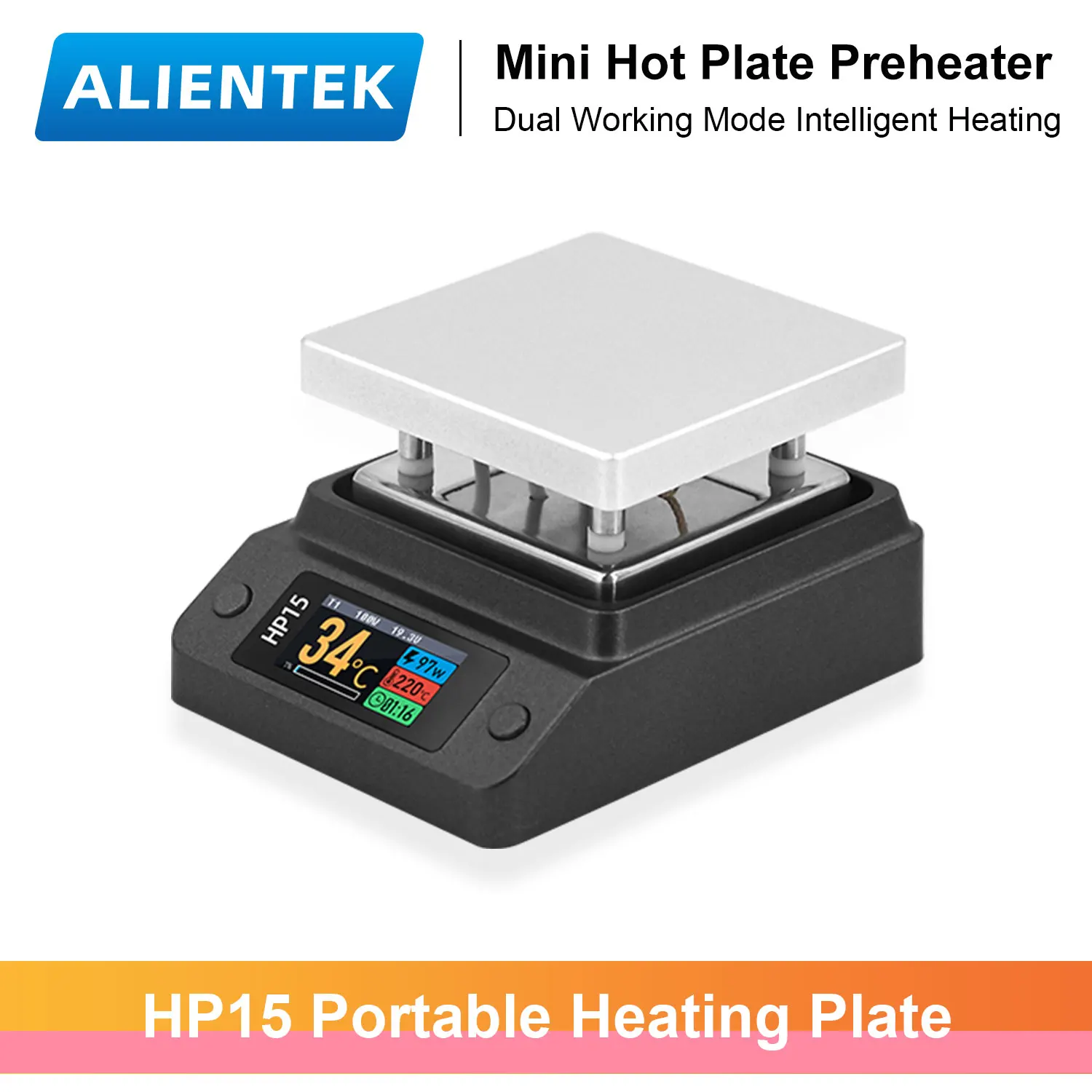 ALIENTEK HP15 Предогреватель горячей пластины МИНИ-нагревательная пластина PD Цифровая