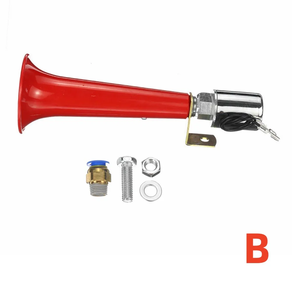 

Звуковой звуковой гудок 12/24 В для грузовиков, автобусов, фургонов, микроавтобусов, автомобилей, автомобилей, яхт, мощный и прочный воздушный гудок