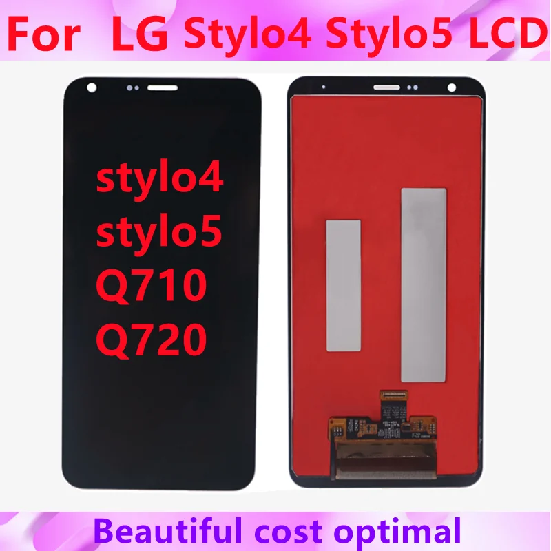 100% тест для LG Stylo 4/Stylo5 Q710 Q720 LMQ720MS ЖК-дисплей дигитайзер в сборе Замена для LG Stylo4 Stylo5 ЖК-дисплей