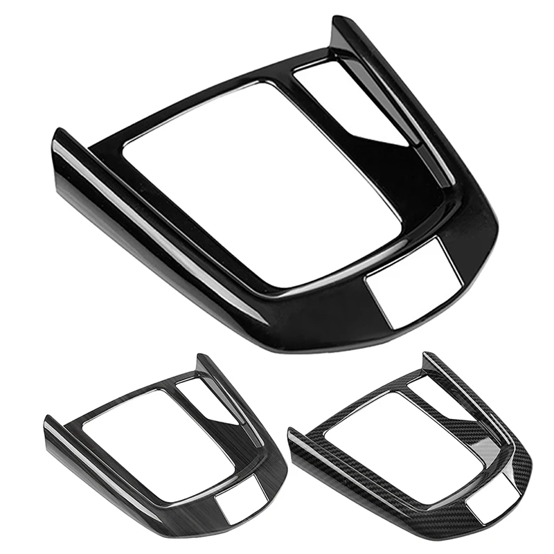 ABS Car Central Gear Shift Knob Panel Frame Cover Trim Car Styling For Mazda 2 20-21 CX-3 15-21 RHD