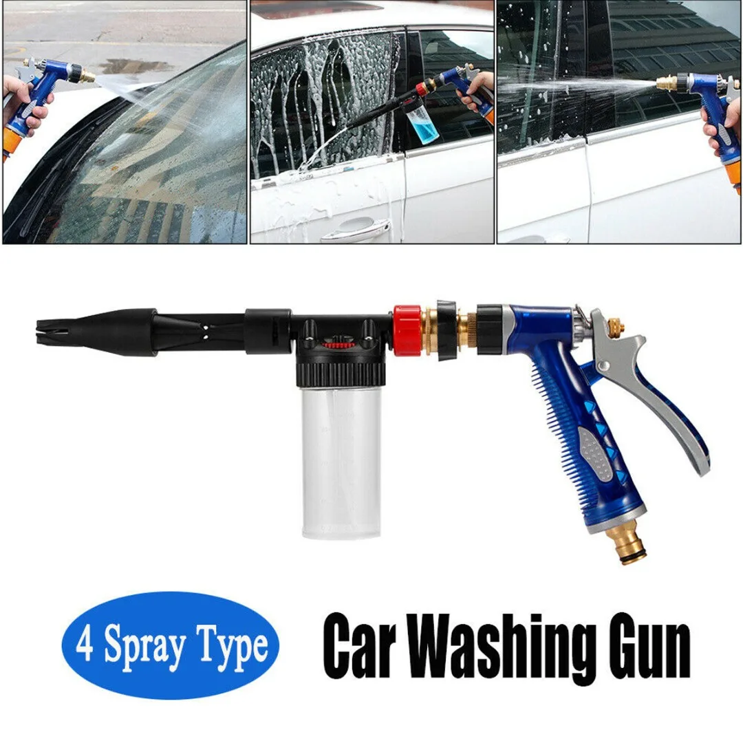 Новая Снежная пенная насадка для автомойки использует шланг