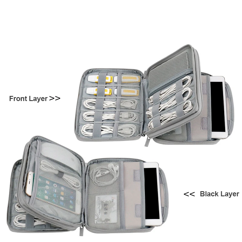 Органайзер OxfordCord для кабелей USB сумка хранения электронных аксессуаров iPad Mini