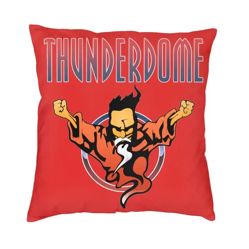 

Двухсторонний чехол для подушки Thunderdome Wizard с рисунком Hardcore Gabber, музыкальный фестиваль, чехол для дивана, крутая подушка, чехол