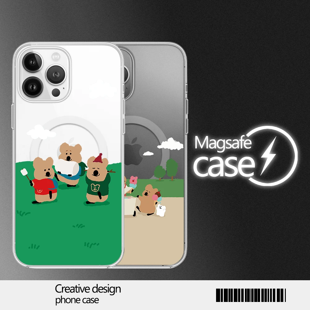 Чехол для телефона с рисунком Динотаэн iPhone 12 11 13 14 15 16 Max Pro Plus магнитный