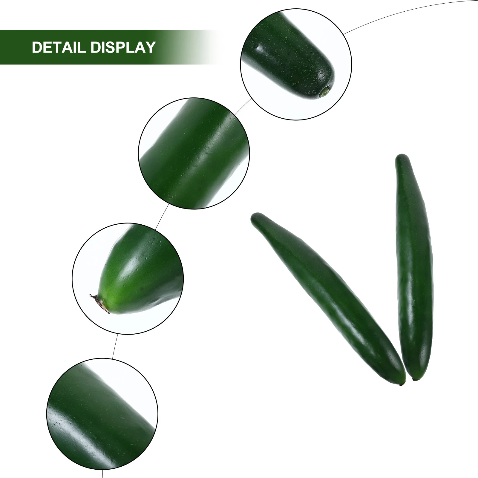 2 шт. мини-огурцы имитация пенопласта модель для овощей украшение шкафа