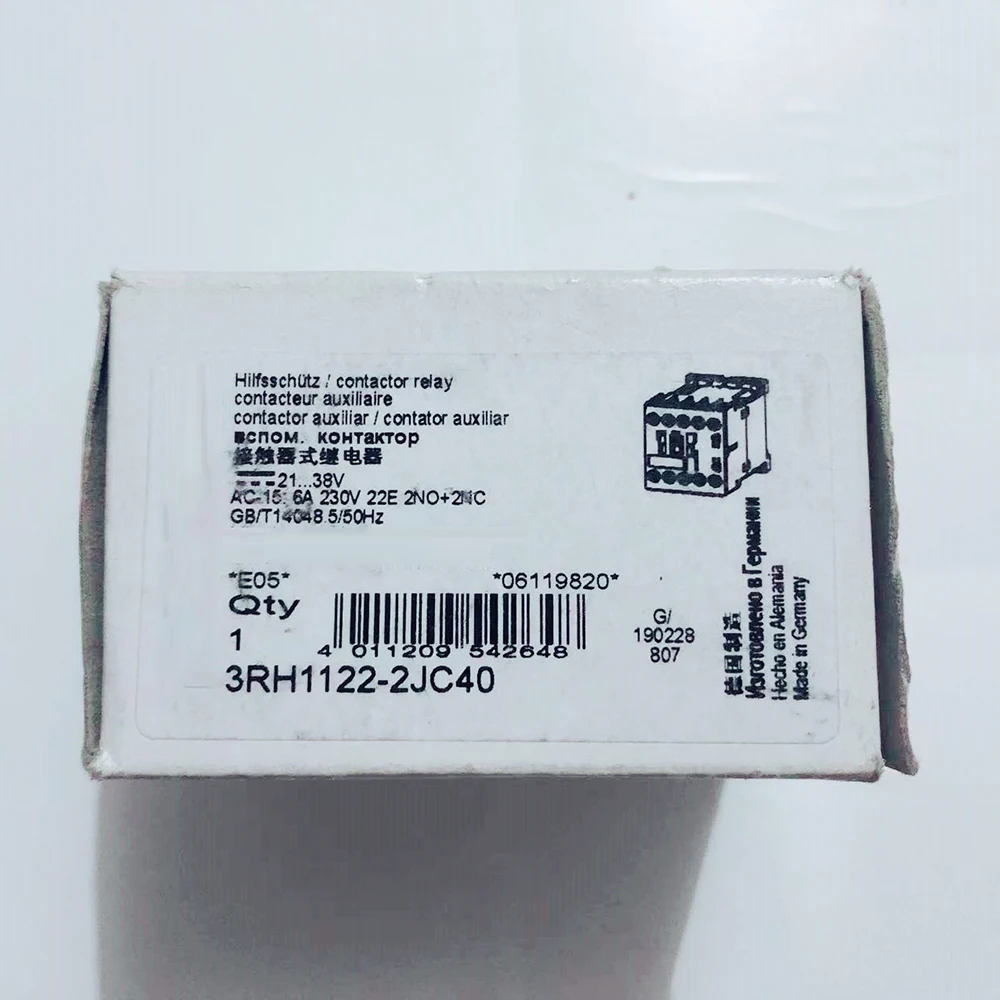 3RH1122-2JC40 Контакторное реле постоянного тока 21...38 В Лифт Специальное высокое