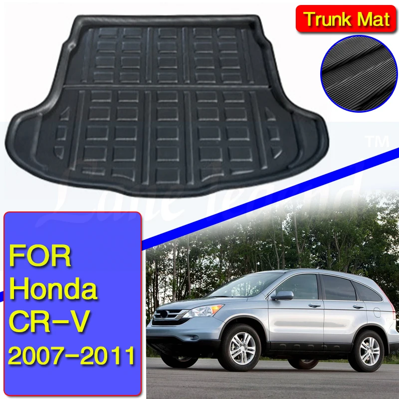 Accessori per Honda CR-V CRV 2007 2008 2009 2010 2011 Car Rear Trunk Liner Cargo Boot Mat vassoio da pavimento fango Kick Protector Carpet