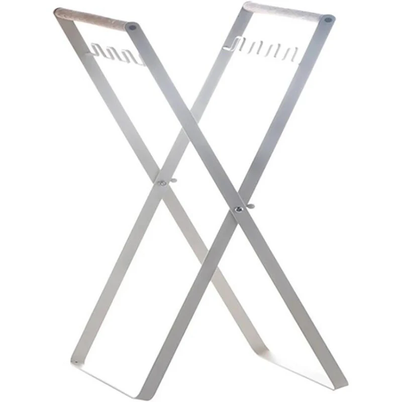 

Складная подставка для мусора X-Type, металлическая подставка для мусорного пакета, держатель для детской одежды, стойка для мусора, сухая полка