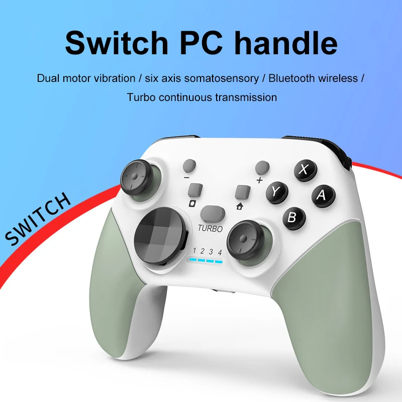 

S01 Wireless Gamepad Game Controller PC Joystick For Switch Computer TV 6-axis Somatosensory Joystick TYPE-C Gamepads Gaming