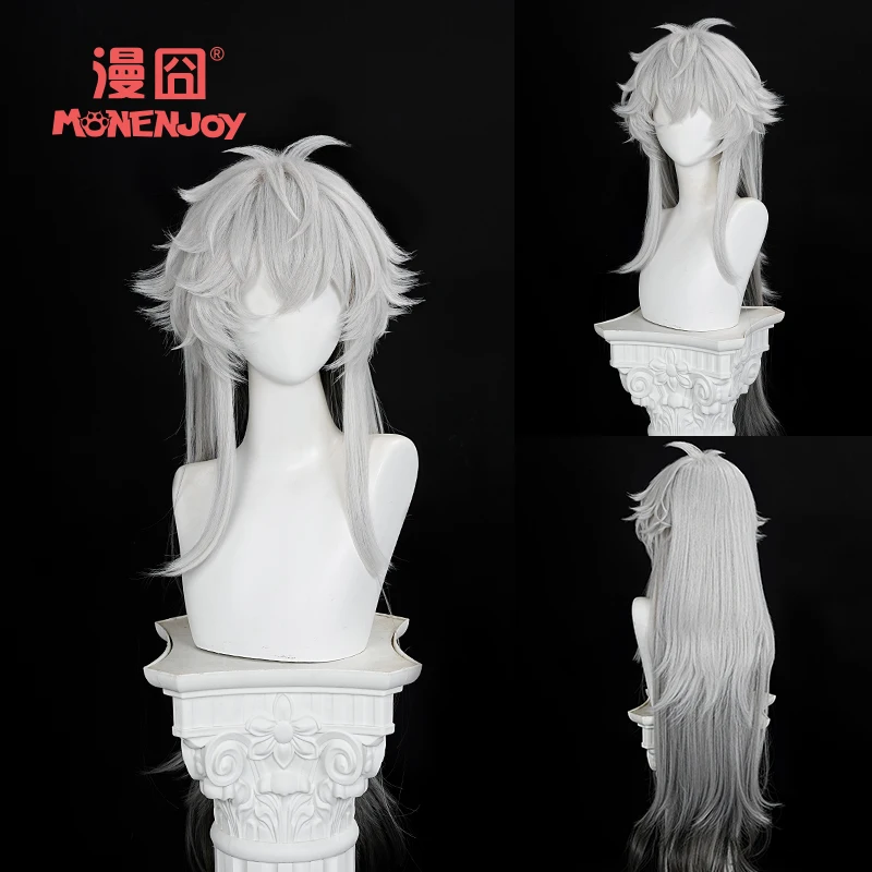Игра Arknights Lappland The Decadenza парик для косплея волосы белый с длинными волосами