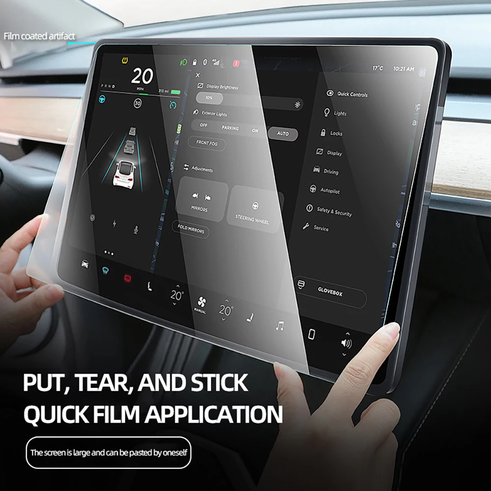 

Для экрана Tesla HD Film Model3, закаленная пленка Blu-ray, модель Y, Противоударная пленка, Маскировочные инструменты, аксессуары для модификации интерьера