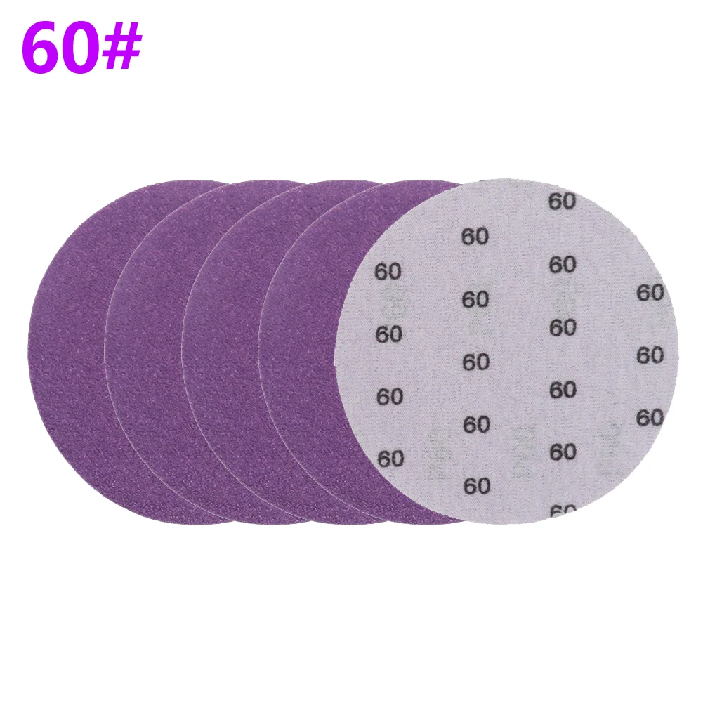 

5 шт., шлифовальные диски, 5 дюймов, зернистость 60-10000, 125 мм