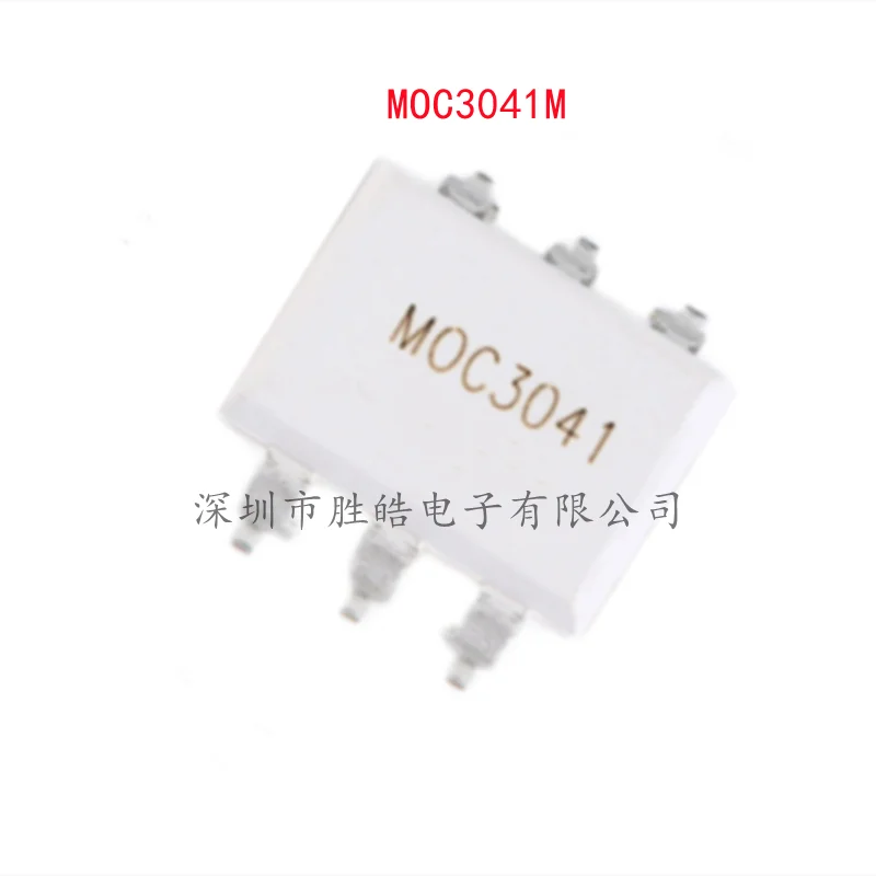 

(10PCS) MOC3041M MOC3041 Bidirectional Silicon Controlled Optocoupler MOC3041M Straight Into DIP-6 Integrated Circuit
