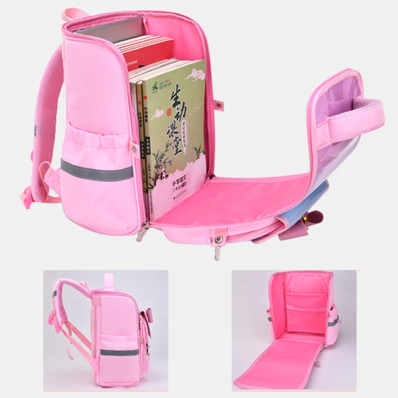 Girls' school backpack 1 grade Children Schoolbags Mochila cat Backpack school bags for girls Princess Primary Kids Book Bag