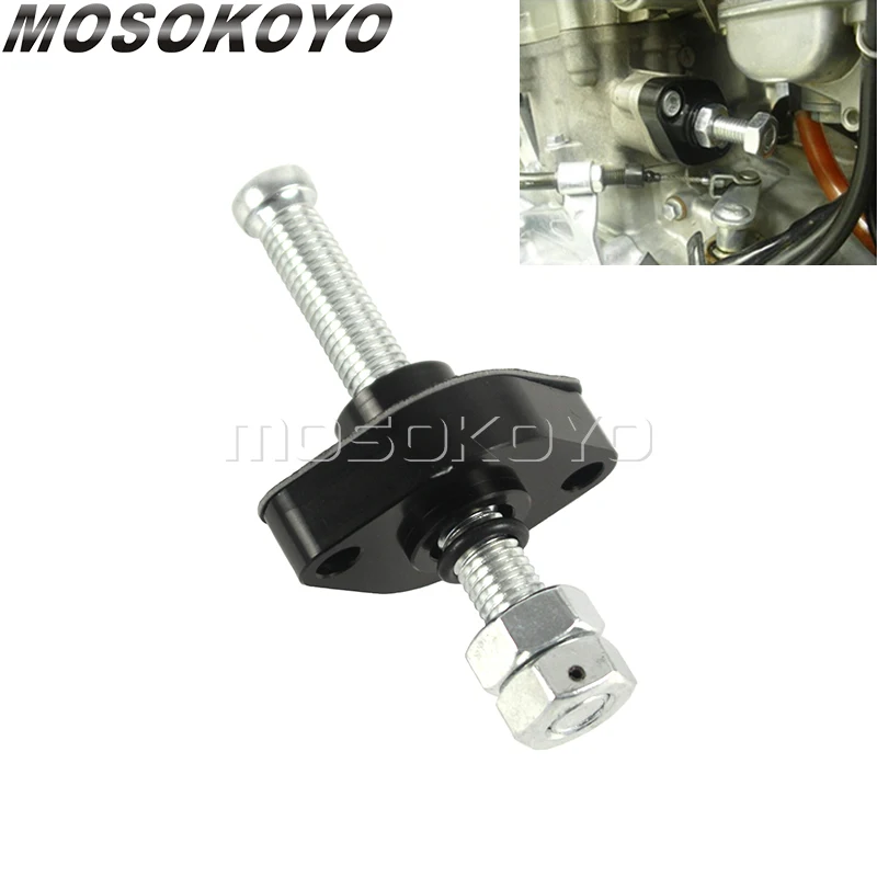 Фото Алюминиевый натяжитель цепи синхронизации CNC для мотоцикла Kawasaki VN 750 1500 1600 ZX 900 1000 KZ EN ER Vulcan Yamaha FZ6 FZ1 YZF №1