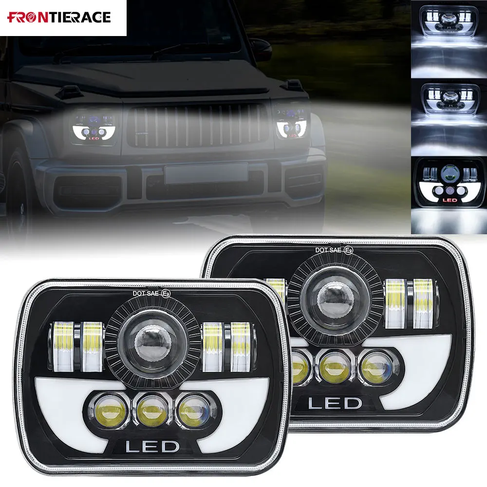 Лампа для фар головного света, 5x7 дюймов, 7x6 дюймов, 180 Вт