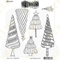 2022 new arrival tree time clear stamps and metal cutting dies sets for diy craft making greeting card scrapbooking decoration