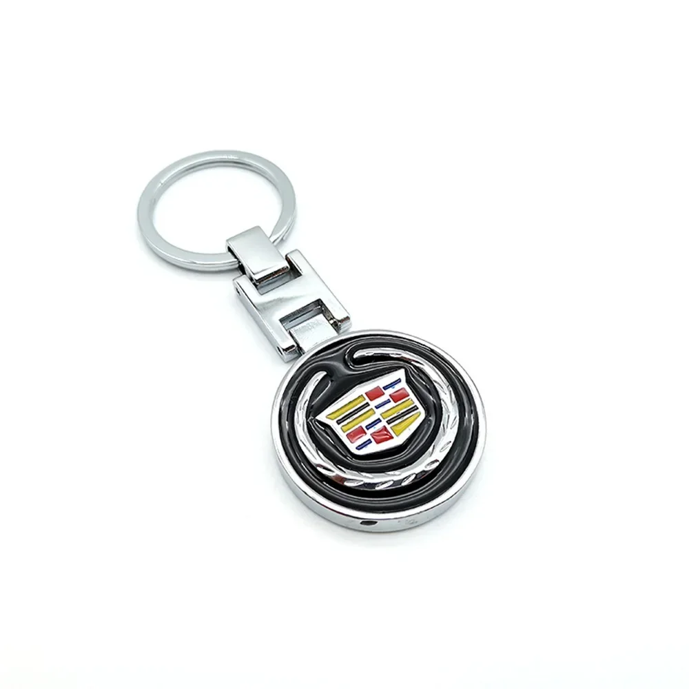 Фото Для Cadillac ATS BLS CT4 CT5 CT6 CTS EXT SLR SRX STS XT4 XT5 XT6 XTS ESCALADE Металлический H-образный брелок с логотипом автомобиля Брелки Подвеска №4