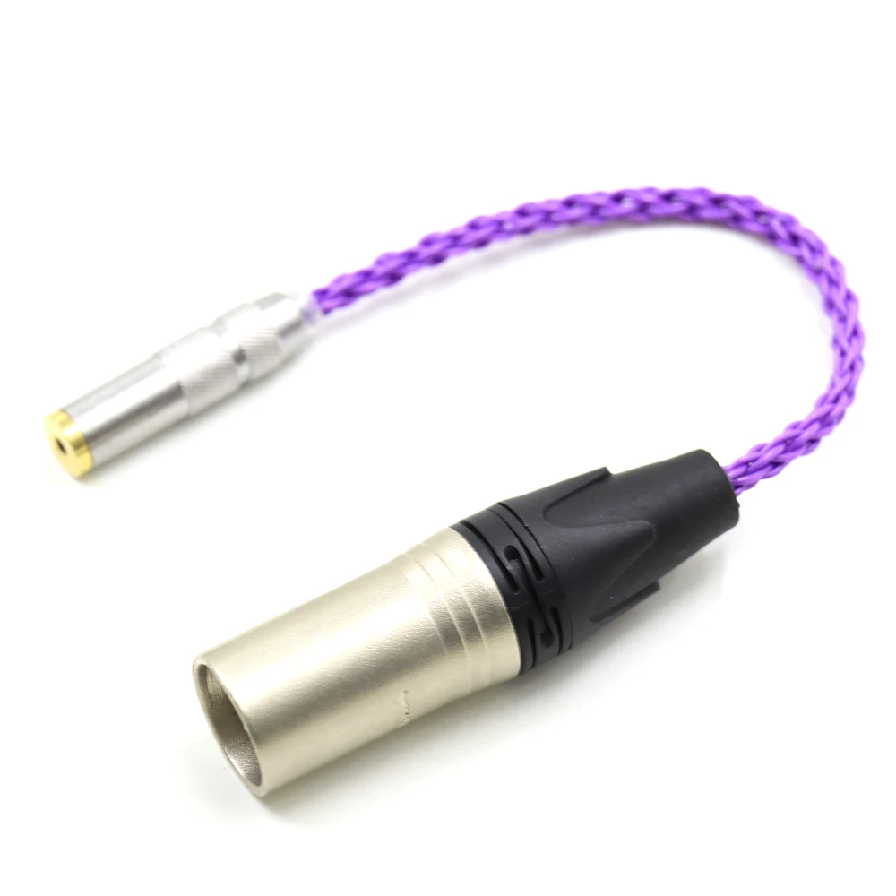

Thouliess New HIFI 4pin XLR Balanced Male to 2.5mm TRRS Balanced Female Audio Adapter Cable 2.5mm TRRS to XLR Cable Connector