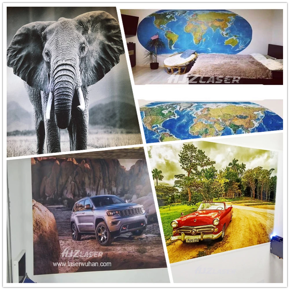 Декоративный 3D струйный принтер для рисования настенного пола печатная машина