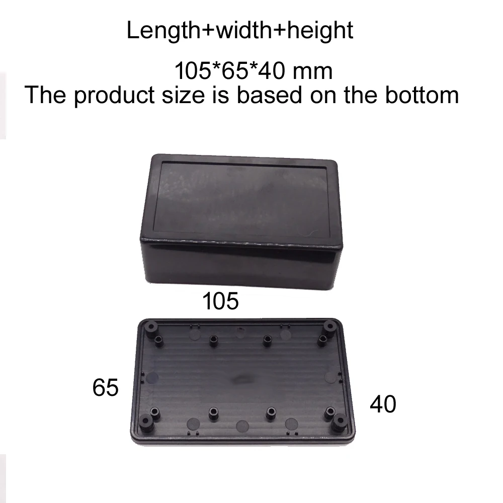 

Черная распределительная коробка ABS пластик B-R2