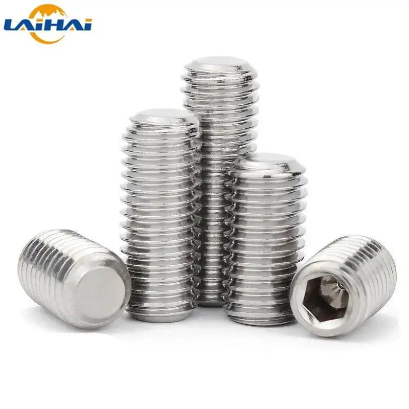 JARBLUE Нержавеющие шестигранные винты DIN916 M1.6 M2 M2.5 M3 M4 M5 M6 M8 M10 M12