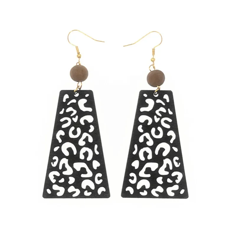 Уникальные модные трансграничные креативные серьги Amazon полые геометрические