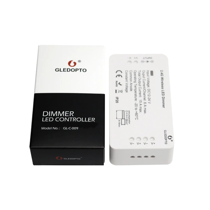 

Dimmer Strip Controller Mini Timing Function Brightness Adjustable Safe Endurable Smart Home Smart Led Controller White Abs