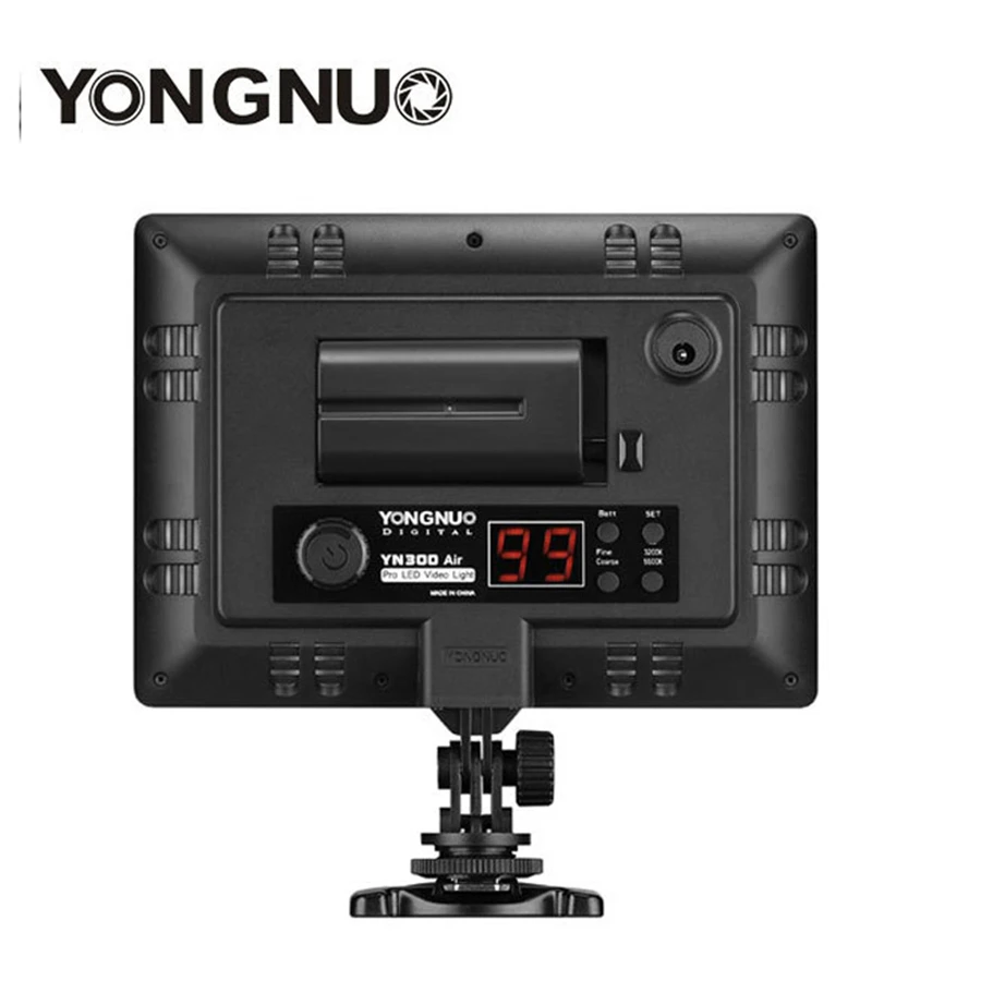 Фото YONGNUO YN300 air YN-300Air LED Camera Video светильник фотография видео с адаптером питания переменного тока для камеры Canon Nikon Sony №5